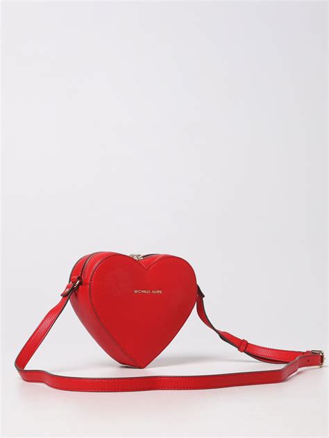 michael kors red heart bag|Michael Kors red bag sale.